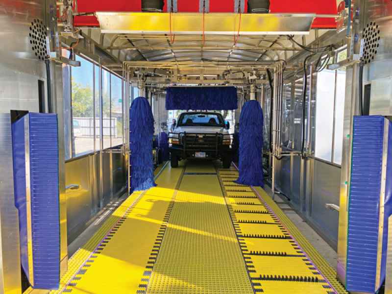 Truck in ModBrite car wash