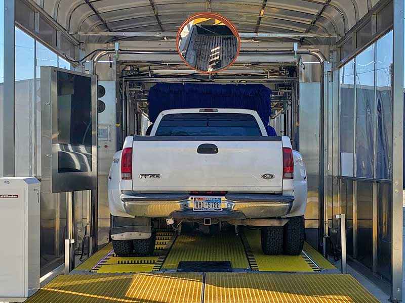 Truck driving into ModBrite