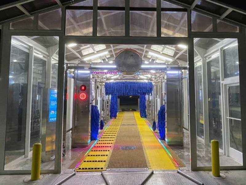 View into a ModBrite car wash