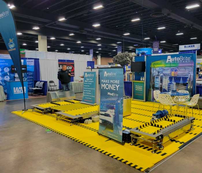 AutoBrite's SCWA tradeshow booth